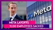 Meta Layoffs: Mark Zuckerberg Sacks 11,00 Employees, Nearly 13% Of The Workforce
