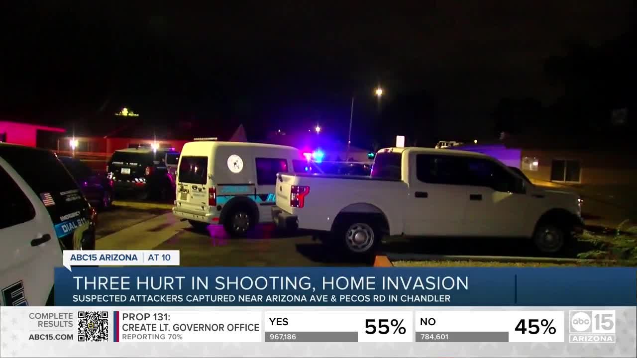 Three hurt in shooting near Arizona Ave and Pecos Rd