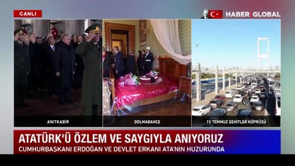 Atatürk'ü özlem ve saygıyla anıyoruz