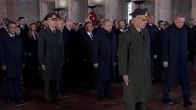 Devlet erkânı Ata’nın huzurunda