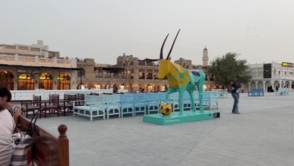 Souq Waqif alışveriş merkezi futbolseverleri ağırlamaya hazırlanıyor