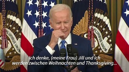 Biden will Anfang 2023 über erneute Kandidatur entscheiden