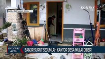 Banjir Surut Sejumlah Kantor Desa Mulai Dibersihkan