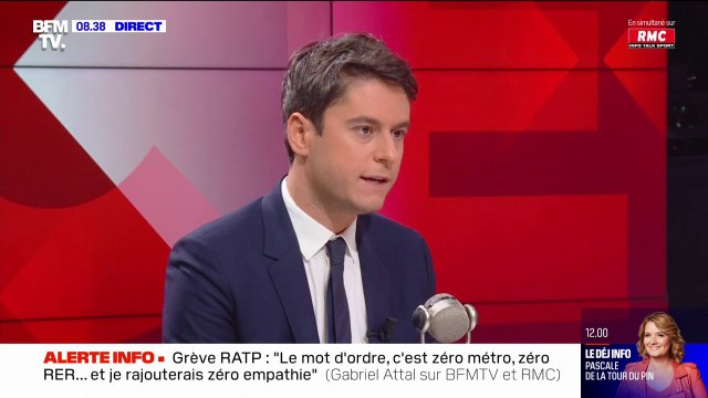 Gabriel Attal appelle les laboratoires de biologie médicale en grève à une forme de décence