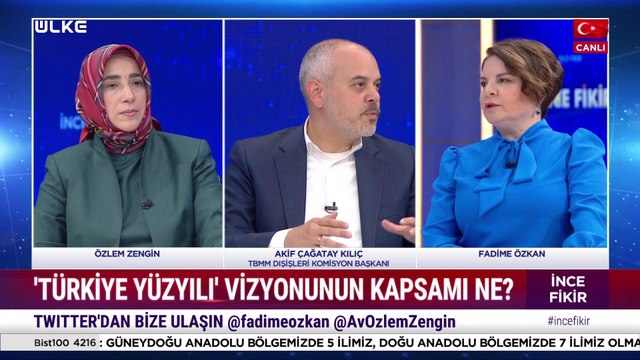 İnce Fikir – Fadime Özkan | Özlem Zengin | Akif Çağatay Kılıç | 6 Kasım 2022