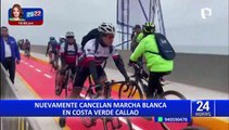 Nuevamente cancelan marcha blanca en Costa Verde Callao