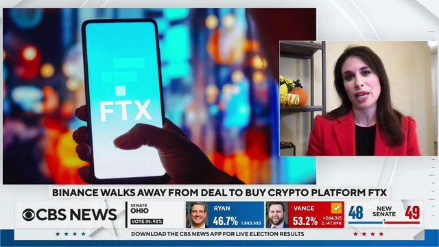 Crypto market tumbles as Binance backs out of FTX deal