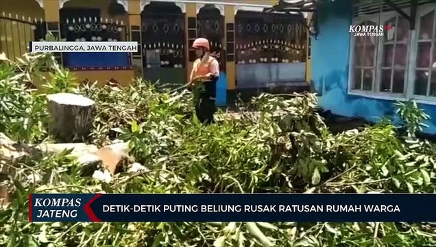 Detik-detik Puting Beliung Rusak Rumah Warga