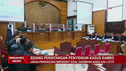 Jaksa Penuntut Umum dan Pengacara Hendra Kurniawan Berdebat Soal Hadirkan Saksi Ahli CCTV!