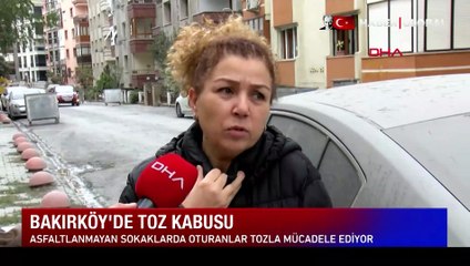 Bakırköy'de toz kabusu...  "Şu anda nefes alamıyoruz"