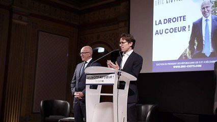 Réunion publique d'Eric Ciotti à Neuilly sur Seine - Introduction par Geoffroy Didier