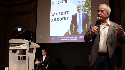 Réunion publique d'Eric Ciotti à Neuilly sur Seine - Discours de Patrick Pessis