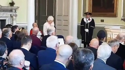 What Doncaster mayor Ros Jones said to King Charles at Mansion House city status ceremony