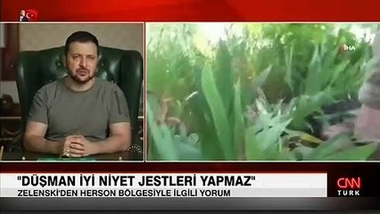 Ukrayna Devlet Başkanı Zelenski, Rusya'nın Herson bölgesi kararını yorumladı