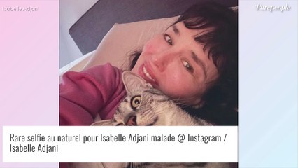 Isabelle Adjani, malade : rare selfie au naturel après une nuit "très dure"