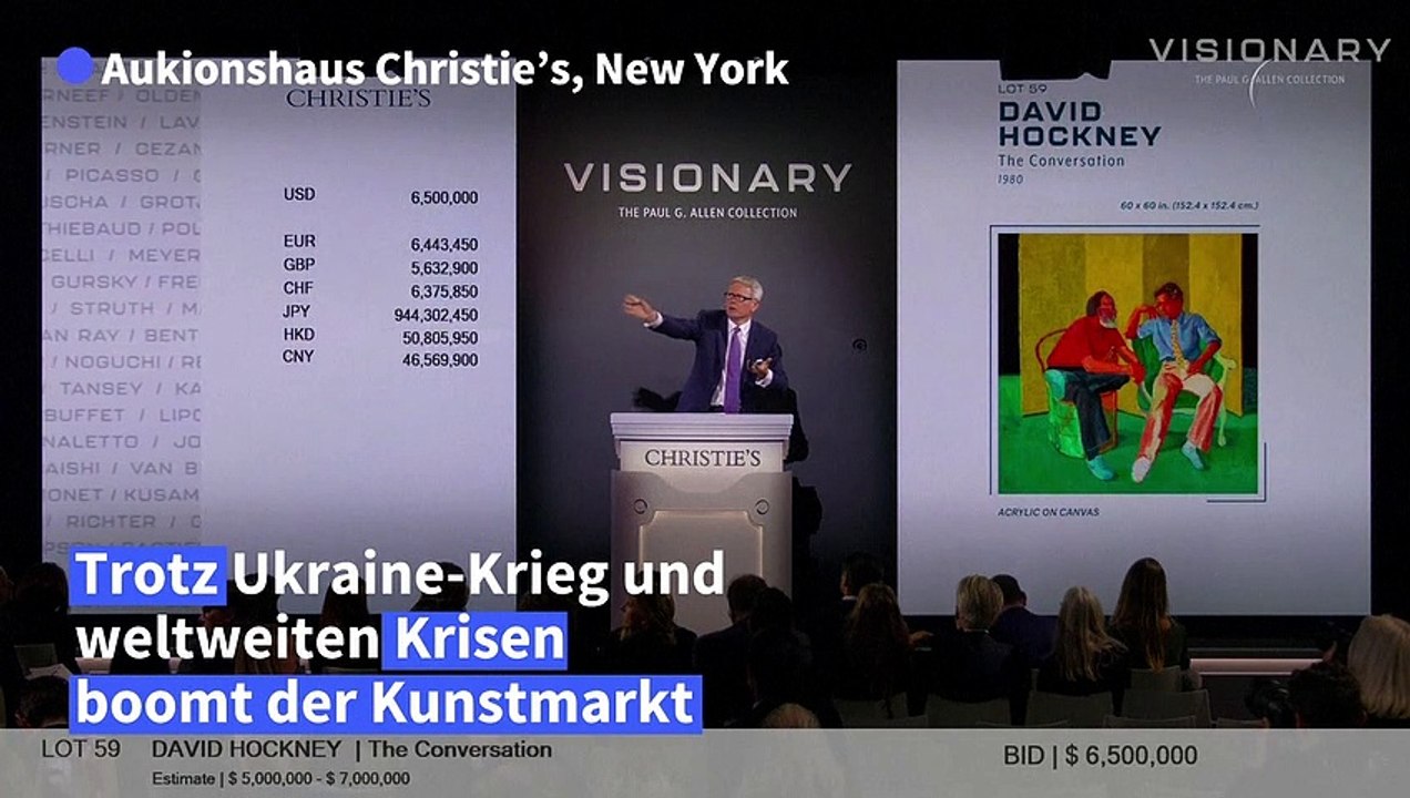 Auktion: Über eine Milliarde Euro für Paul Allens Kunstsammlung