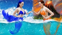 Sirena Ardiente vs Sirena Helada  Desafío de Frío vs Caliente Por T-STUDIO ES