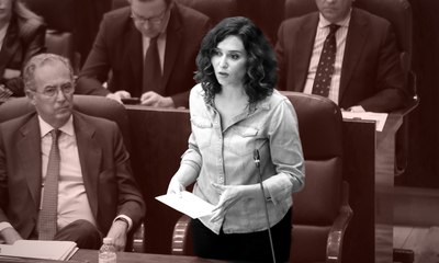 Ayuso, preguntada por la emergencia climática, responde con "comunismo": "Es una agenda y una estafa"