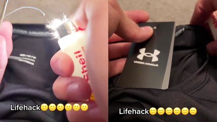 Quick & Easy hack to paste tags back to clothes before returning them