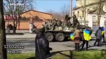 El ejército ruso anuncia que se retira de la ciudad de Jersón en Ucrania