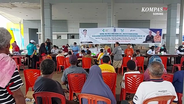 Jelang Hari Kesehatan Nasional Dinkes Kota Sorong Gelar Pengobatan Massal Gratis