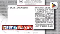 Pres. Ferdinand R. Marcos Jr., isinumite na ang kumpirmasyon ng ad interim appointments ng ilang opisyal ng DFA at AFP