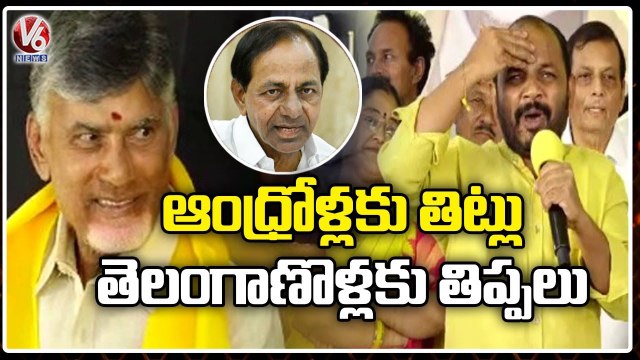 TDP Leader Nannuri Narsi Reddy Satires On CM KCR Over Telangana Development Issue | V6 News