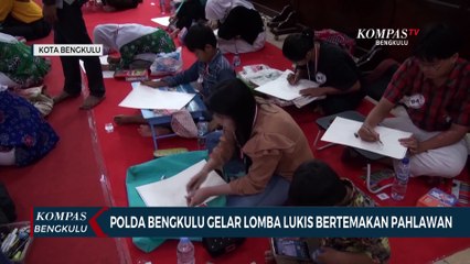 Polda Bengkulu Gelar Lomba Lukis Bertemakan Pahlawan