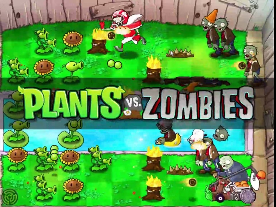 Plants vs Zombies - Adventure Level 1-3
