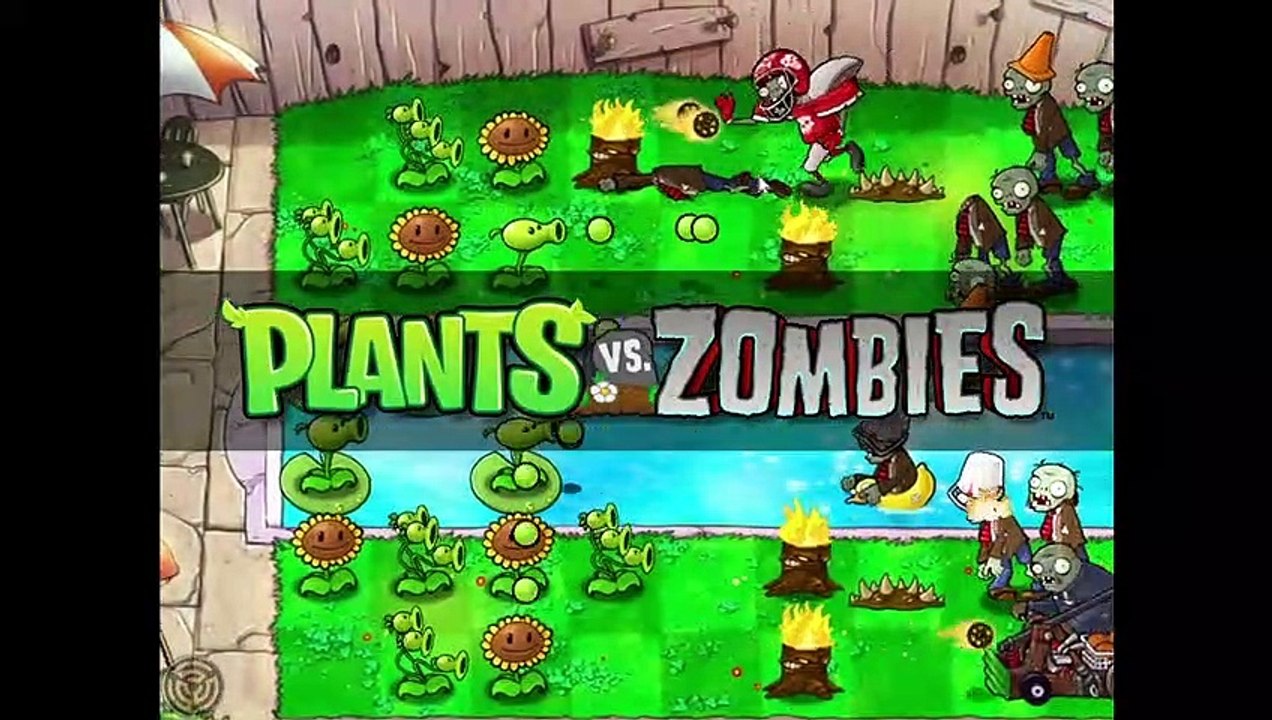 Plants vs Zombies - Adventure Level 1-4