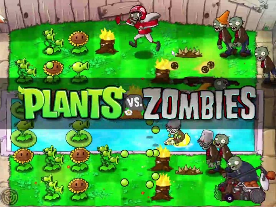 Plants vs Zombies - Adventure Level 1-5