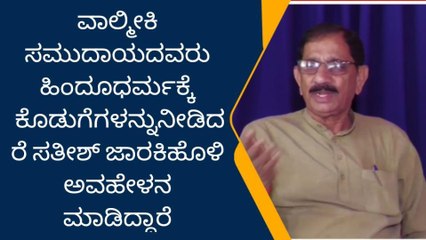 ತುಮಕೂರು: ಸತೀಶ್ ಜಾರಕಿಹೊಳಿ ಸರ್ಕಾರ ಈ ವೇಳೆಗೆ ಬಂಧಿಸ ಬೇಕಿತ್ತು: ಸೊಗಡು ಶಿವಣ್ಣ