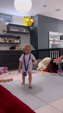 Isaho et Inaya, les fils de Lucas et Tiziri Digne.