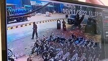 तेज रफ्तार ट्रक ने स्कूल जा रही 3 छात्राओं को रौंदा, 1 छात्रा की स्पॉट पर मौत, CCTV में कैद हुआ दर्दनाक हादसा