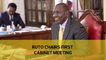 Ruto chairs first cabinet meeting