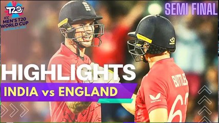 Скачать видео: India vs England 2nd Semi-Final FULL Highlights | ICC Men's T20 World Cup