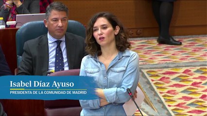 Isabel Díaz Ayuso: "La falta de 34 médicos no justifica una huelga y un boicot"