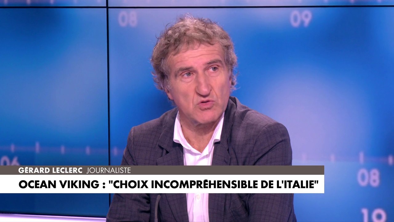 Gérard Leclerc : «On ne pouvait pas laisser 234 personnes, dont 57 enfants, dans des conditions sanitaires épouvantables et errer dans la mer»