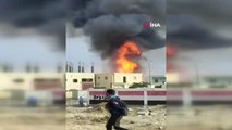Mısır'da oksijen dolum fabrikasında yangın: 3 yaralı