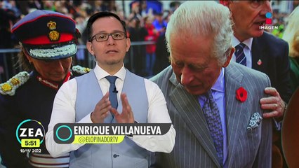 VIDEO: Lanzan huevos al rey Carlos II