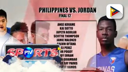 Скачать видео: SBP, inilabas na ang final 12 ng Gilas Pilipinas kontra Jordan