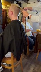 Jayke cuts his hair for charity