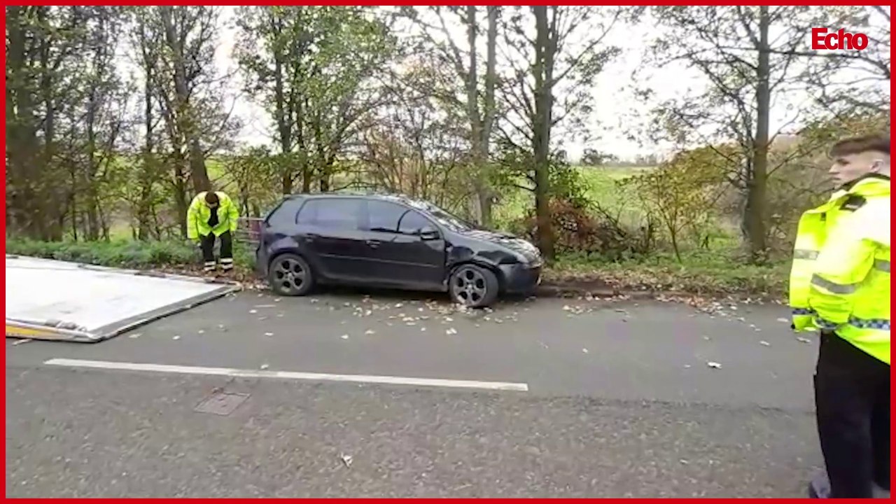 Collision between car and bus in Shiney Row - police clear Station Road