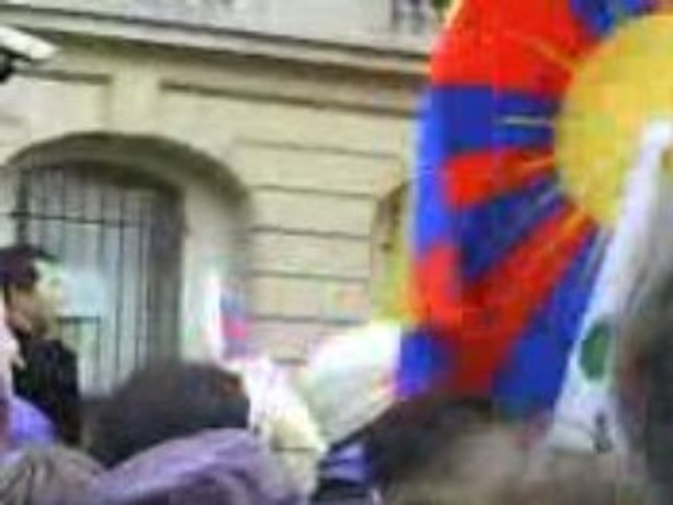 Manifestation pour le Tibet a Paris