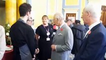 King Charles met a number of community groups at the Mansion House