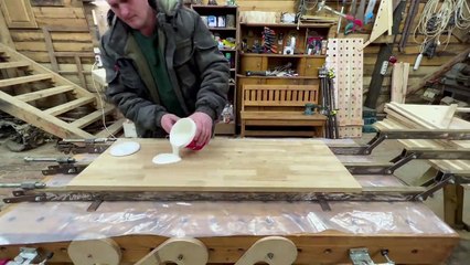 Furniture Of Firewood 3D, Impossible Origami Folding Door!