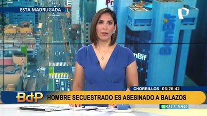 Chorrillos: Hombre que habría sido secuestrado es asesinado a balazos