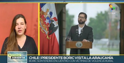 Presidente de Chile visita la región de la Araucanía