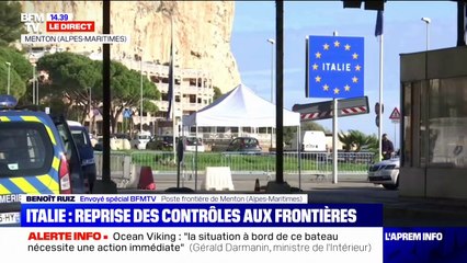 Frontière franco-italienne: les contrôles ont repris normalement