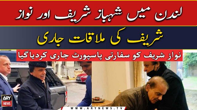 Diplomatic passport issued to Nawaz Sharif, PM Shehbaz meets Nawaz Sharif